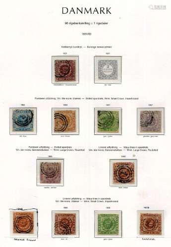 A world stamp collection in six albums including two Lightho...