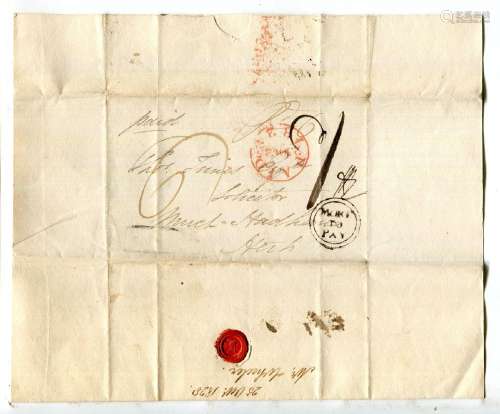 A group of pre-stamp correspondence to solicitors in Hertfor...
