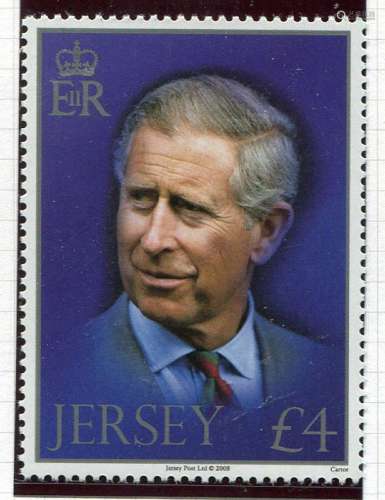 A collection of Channel Islands and Isle of Man stamps in te...