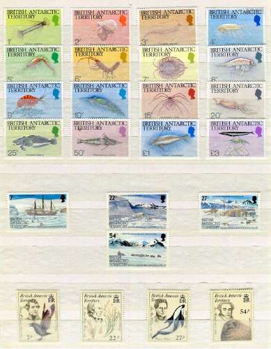 A collection of British Commonwealth stamps in three albums ...