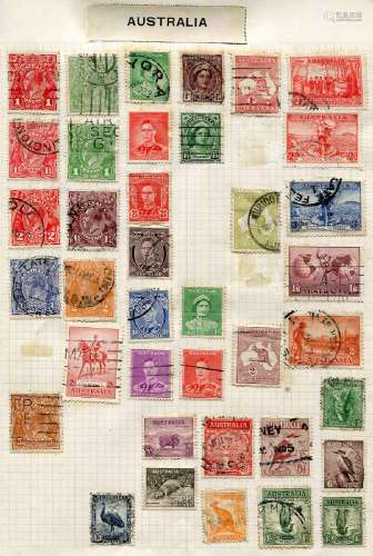 A collection of Great Britain and world stamps contained wit...