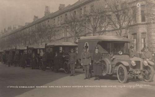 BRIGHTON & HOVE. A collection of 23 postcards of militar...