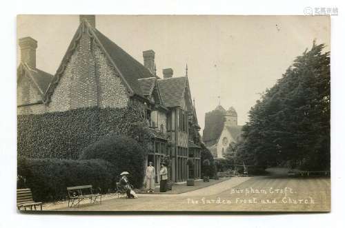 BURPHAM. A collection of approximately 59 postcards of Burph...