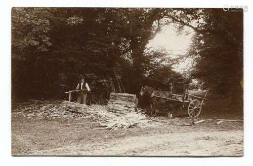 EAST DEAN. A collection of approximately 62 postcards of Eas...