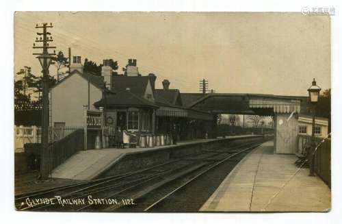 GLYNDE. A collection of approximately 94 postcards of Glynde...