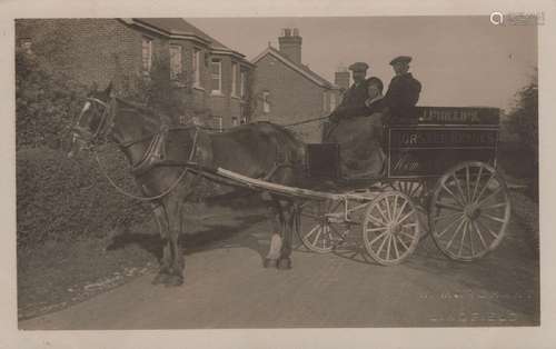 HORSTED KEYNES. A collection of 47 postcards of Horsted Keyn...