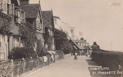 KENT COAST. Three albums containing approximately 930 postca...