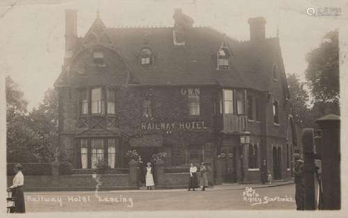 LANCING. A collection of 45 postcards of Lancing, West Susse...