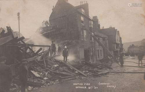 LEWES. A collection of 14 postcards, the majority relating t...