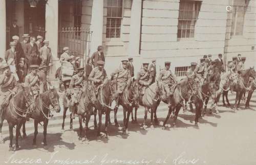 LEWES. A collection of 19 postcards relating to the military...