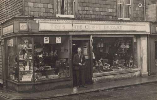 LEWES. A collection of 37 postcards of Lewes, East Sussex, t...