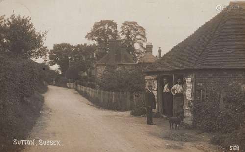 SUTTON. A collection of 36 postcards of Sutton and Heyshott,...