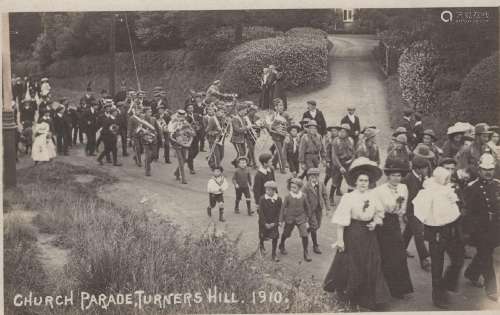 TURNERS HILL. A collection of 25 postcards of Turners Hill, ...