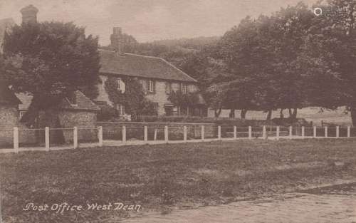 WEST DEAN. A collection of 38 postcards of West Dean and its...