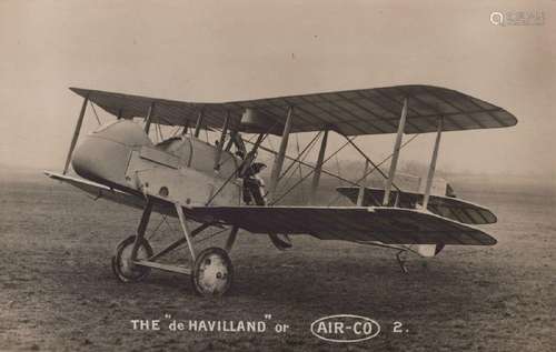 AERIAL VIEWS. An album containing approximately 130 postcard...