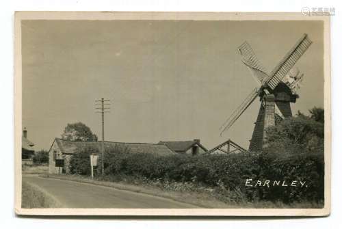 A collection of 47 postcards of West Sussex, including photo...