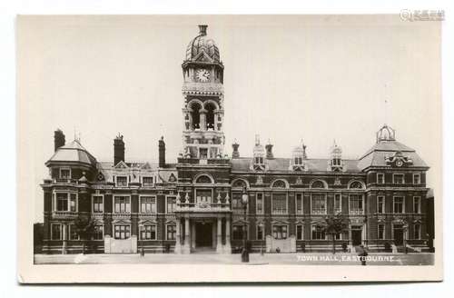 A collection of 40 postcards of East Sussex, including photo...