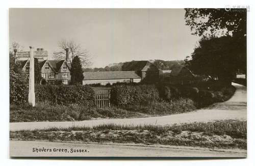 A collection of 35 postcards of East Sussex, including photo...