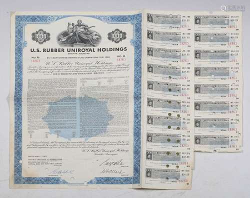 SHARE CERTIFICATES. A collection of approximately 47 America...