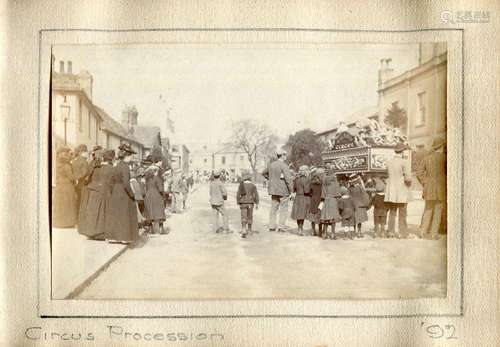 PHOTOGRAPHS, SUSSEX. An album of small format photographs ci...