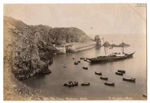 PHOTOGRAPHS. A group of 7 albumen print photographs of Sark ...