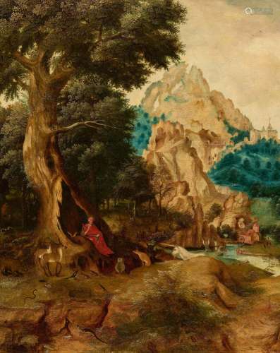 Mountain Landscape with Scenes from the Life of John the Bap...