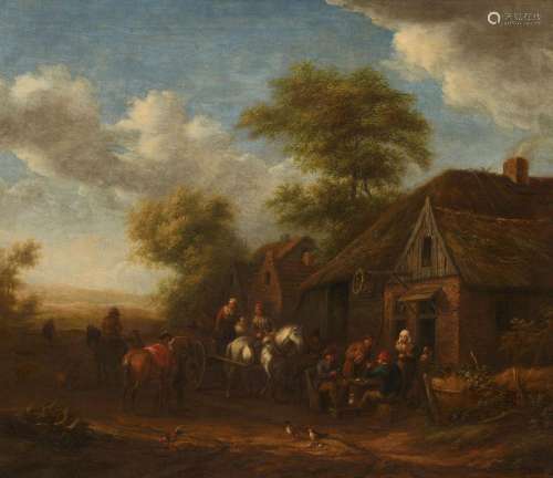 Dutch Farmers in Front of the Tavern
