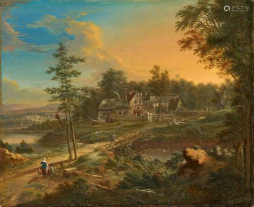 Ideal Landscape with Large Farmstead