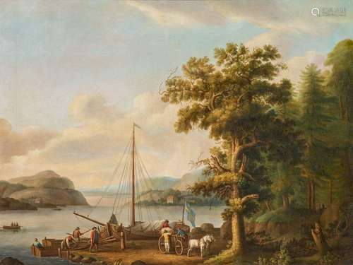 Swedish River Landscape