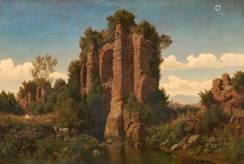 Ruins of an Aqueduct in the Roman Campagna