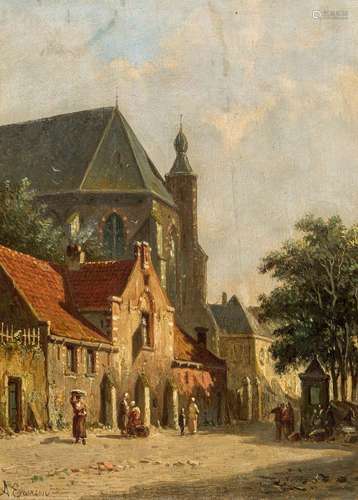 Dutch Town in Summer