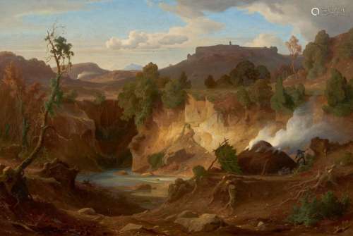 Rocky Landscape in the Alban Hills near Rome