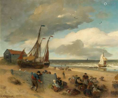 Landing of Fishermen on the Beach of Scheveningen