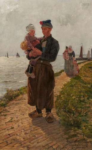 Dutch Fisherman with Child