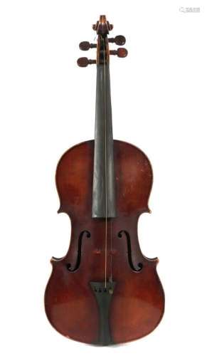 Geige auf innenliegendem Zettel bez.: Antonius Stradivarius ...