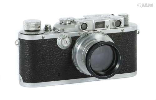 Leica-Kamera ''IIIa'' Ernst Leitz, Wetzlar, 1937, Summar f=5...