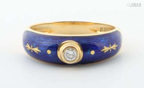 Fabergé by Victor Mayer - Ring 1990er Jahre, Gelbgold 750, B...