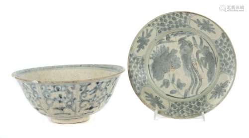 Blau-weiß-Porzellan China, wohl Ming Dynastie, 16./17. Jh., ...