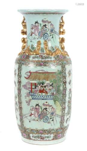 Große ''Famille-rose'' Vase China, Anfang 20. Jh., Porzellan...