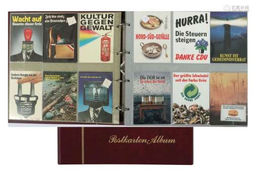 Postkartenalbum Deutschland, 20. Jh., ca. 195 meist farb. Gr...
