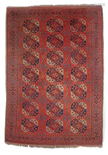 Ersari-Göl-Teppich Afghanistan, wohl um 1930, Wolle auf Woll...