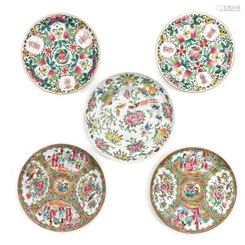 A Collection of 5 Plates