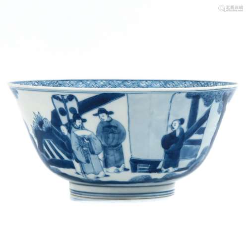 A Blue and White Bowl