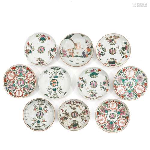 A Collection of 10 Small Plates