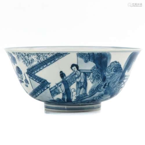 A Blue and White Bowl