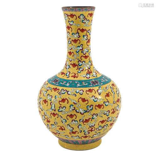 A Polychrome Decor Vase