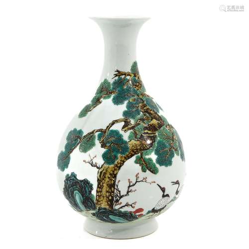 A Polychrome Decor Vase