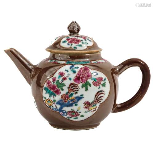 A Batavianware Teapot