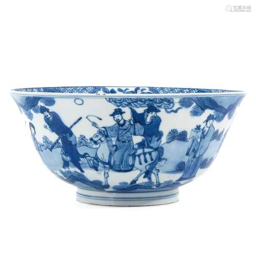 A Blue and White Bowl