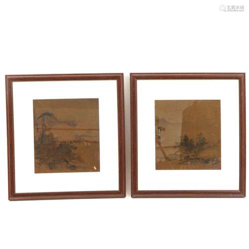 A Pair of Framed Chinese Art